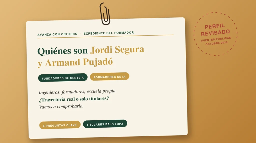 Quien son Jordi Segura y Armand Pujadó